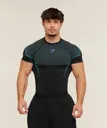 GYMSHARK new running, sports, and fitness top—casual, breathable, tight-fitting short-sleeve T-shirt for running and everyday wear—Shark design - photo 5